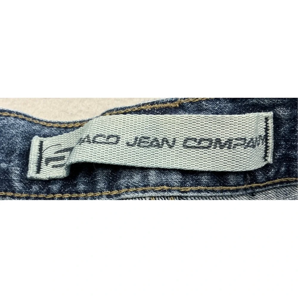 Paco‎ Sport Vintage Y2K Denim Shorts Baggy Skater Embroidered Blue Men 34 Street